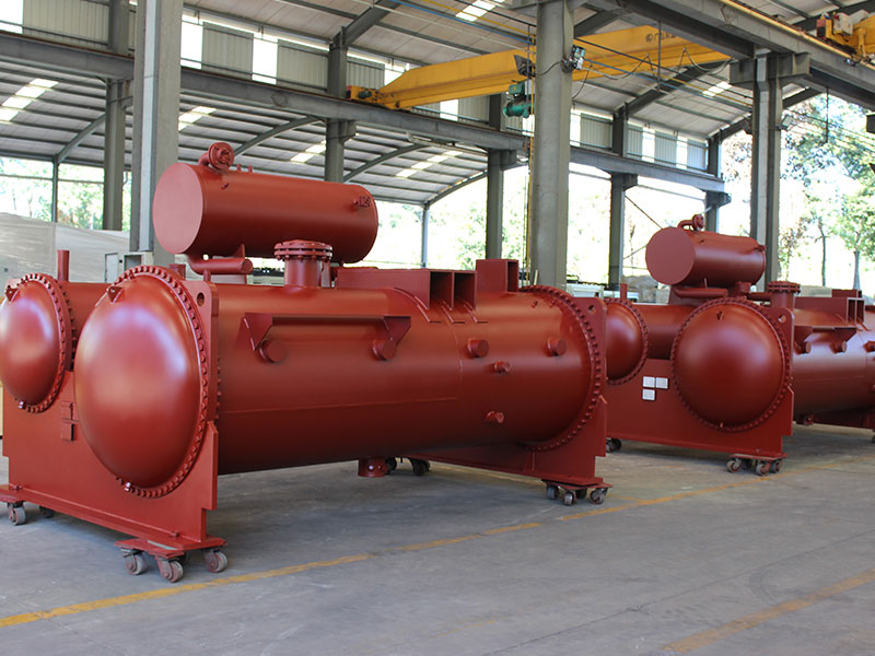 安徽制冷企業訂購的離心冷水機換熱器組件